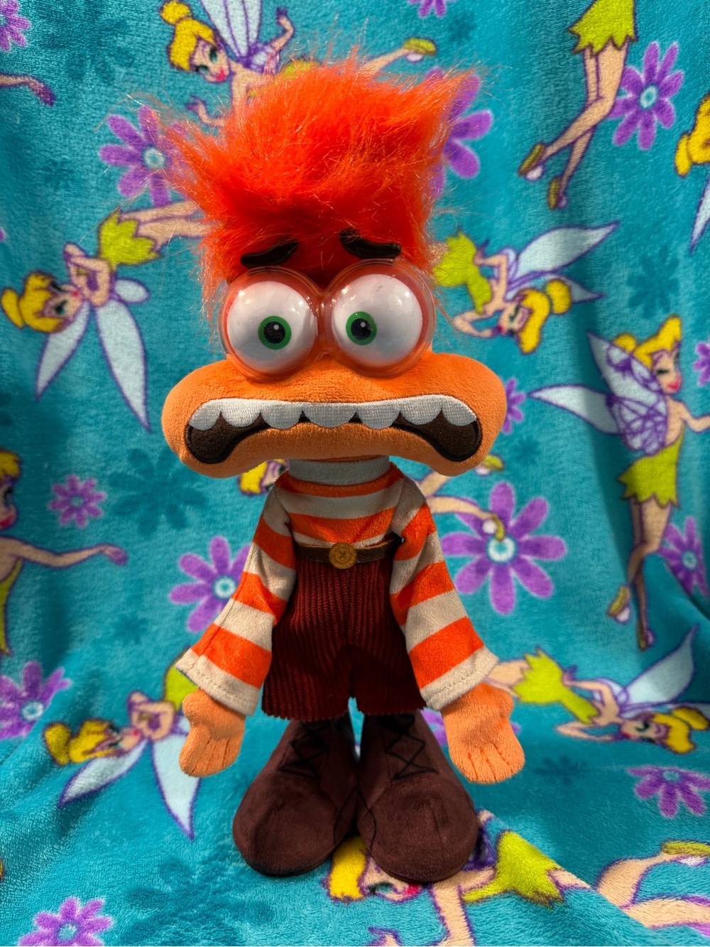 Inside Out 2 Anxiety Plush Talking Shaking Toy Emotional Support Chaos Cute
